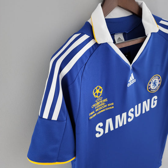 Chelsea 2007/08 Home UCL Final Men's Jersey- Retro