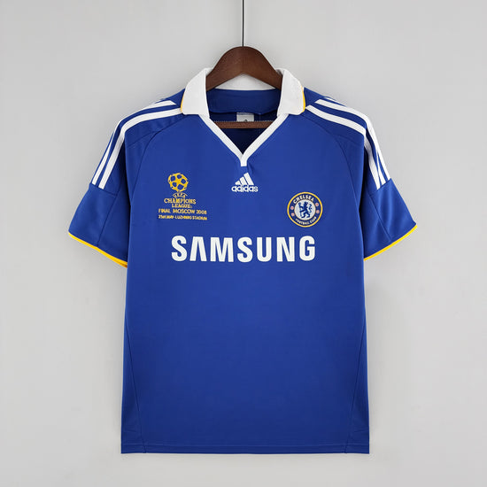Chelsea 2007/08 Home UCL Final Men's Jersey- Retro