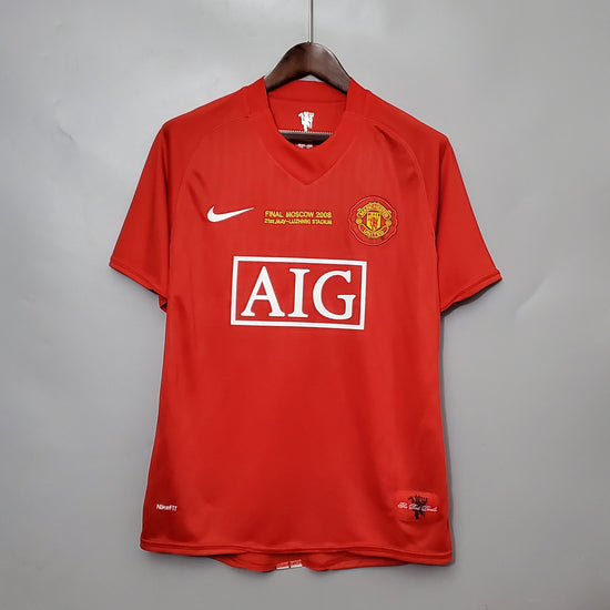 Manchester United 2007/08 Home UCL Final Men's Jersey- Retro