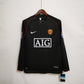 Manchester United 2007/08 Away Men's Long Sleeve Jersey- Retro