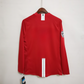 Manchester United 2007/08 Home UCL Final Men's Long Sleeve Jersey- Retro