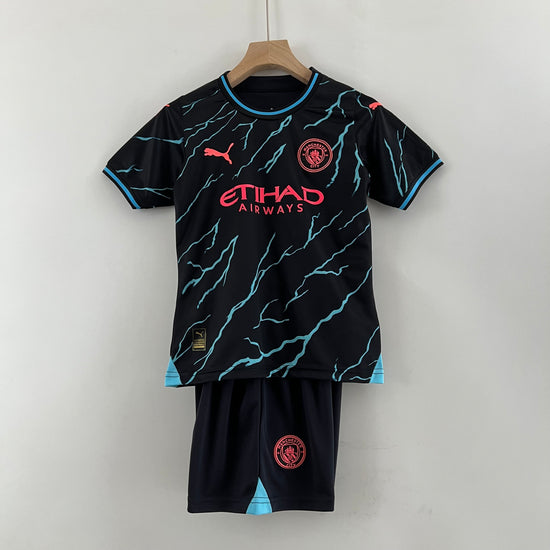 Manchester City 2023/24 Third Kid's Jersey & Shorts
