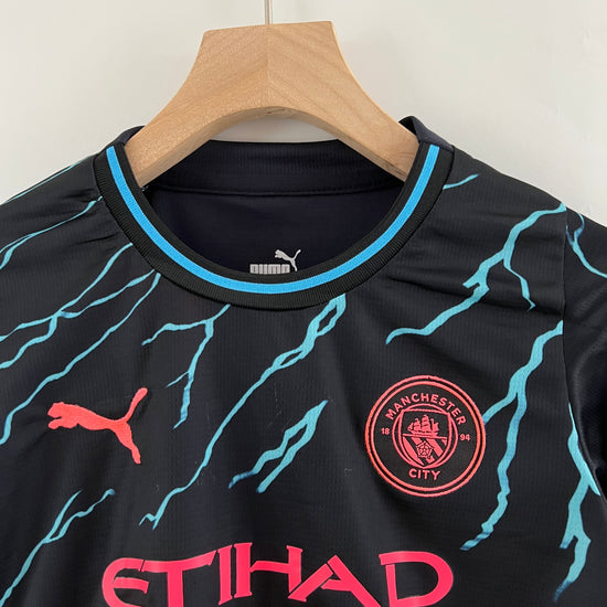 Manchester City 2023/24 Third Kid's Jersey & Shorts
