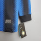 Inter Milan 2010/11 Home Men's Long Sleeve Jersey- Retro