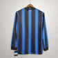 Inter Milan 2010/11 Home Men's Long Sleeve Jersey- Retro