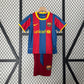 Barcelona FC 2010/11 Home Kid's Jersey & Shorts - Retro