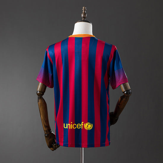 Barcelona 13/14 Home Men's Jersey- Retro