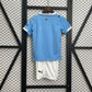 Manchester City  25/26 Home Kid's Jersey & Shorts