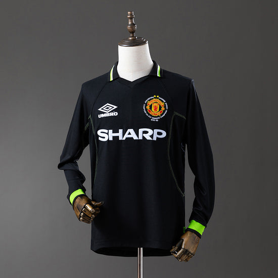 Manchester United 98/99 Third Men's Long Sleeve Jersey- Retro