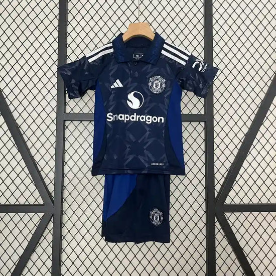 Manchester United 24/25 Away Kid's Jersey & Shorts