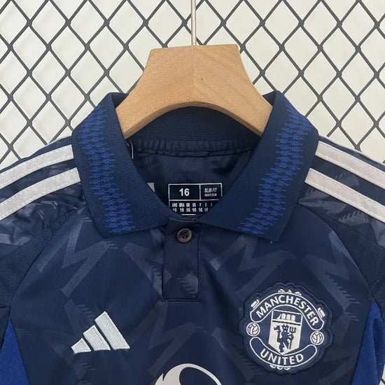 Manchester United 24/25 Away Kid's Jersey & Shorts