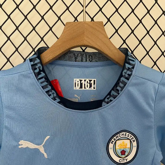 Manchester City 24/25 Home Kid's Jersey & Shorts