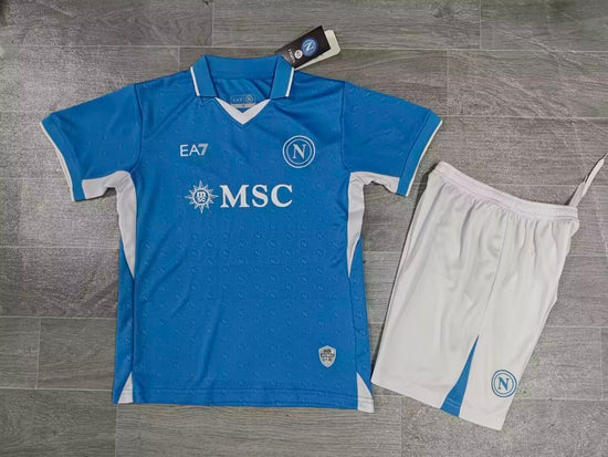 Napoli 24/25 Home Kid's Jersey & Shorts