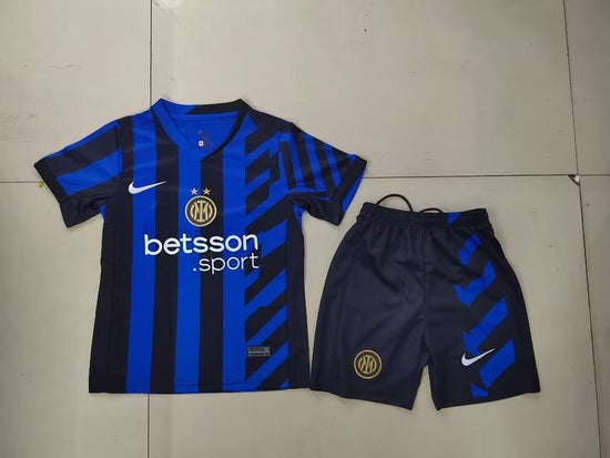 Inter Milan 24/25 Home Kid's Jersey & Shorts