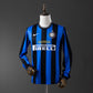 Inter Milan 09/10 Home UCL Final Men's Long Sleeve Jersey- Retro