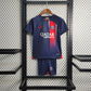 PSG 23/24 Home Kid's Jersey & Shorts