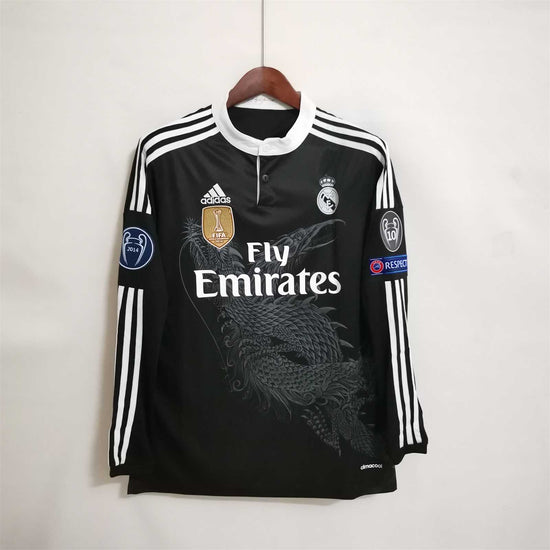 Real Madrid 2014/15 Third Men's Long Sleeve Jersey- Retro
