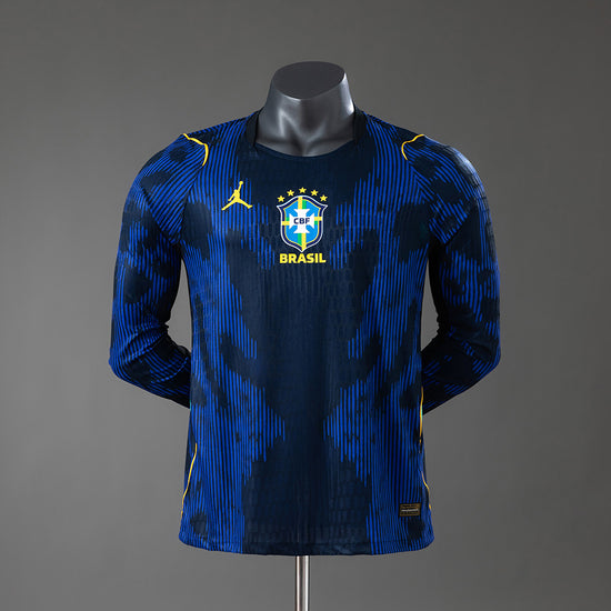 Brazil 2026 Away Men's Long Sleeve Jersey- Player Issue