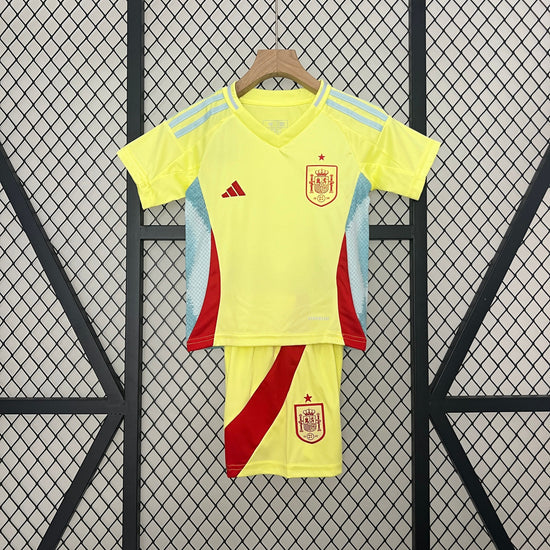 Spain 2024 Away Kid's Jersey & Shorts