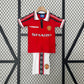 Manchester United 1998/99 Home Kid's Jersey & Shorts