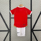 Manchester United 2006/07 Home Kid's Jersey & Shorts- Retro