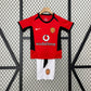 Manchester United 2003/04 Home Kid's Jersey & Shorts- Retro