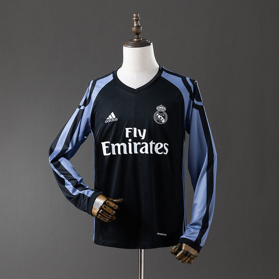 Real Madrid 16/17 Third Men's Long Sleeve Jersey- Retro