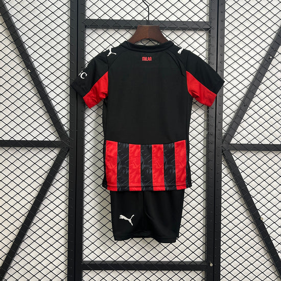 Ac Milan 25/26 Home Kid's Jersey & Shorts