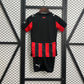 Ac Milan 25/26 Home Kid's Jersey & Shorts