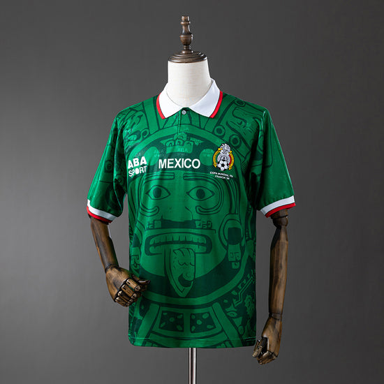 Mexico 1998 Home Men's Jersey- Retro