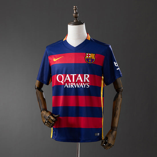 Barcelona 15/16 Home Men's Jersey- Retro