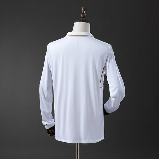 Real Madrid 11/12 Home Men's Long Sleeve Jersey- Retro