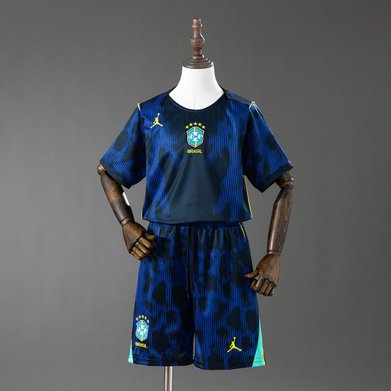 Brazil 2026 Away Kid's Jersey & Shorts
