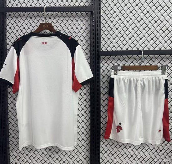 Ac Milan 25/26 Away Kid's Jersey & Shorts