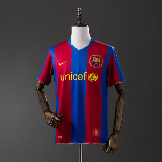 Barcelona 07/08 Home Men's Jersey- Retro