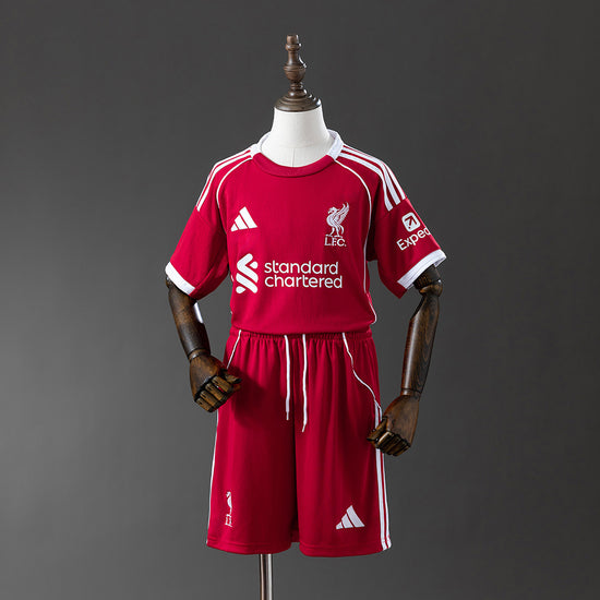 Liverpool 25/26 Home Kid's Jersey & Shorts