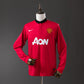 Manchester United 13/14 Home Men's Long Sleeve Jersey- Retro