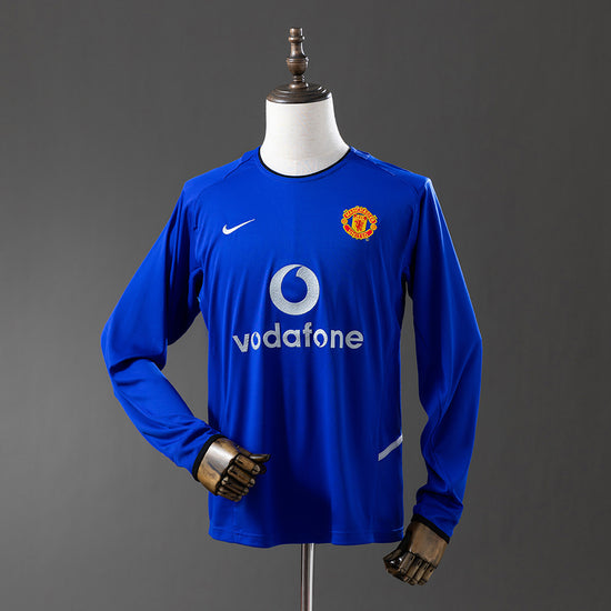 Manchester United 02/03 Third Men's Long Sleeve Jersey- Retro