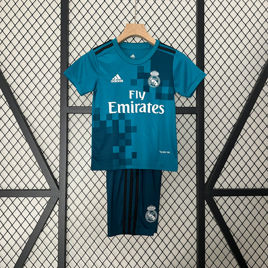 Real Madrid 17/18 Third Kid's Jersey & Shorts