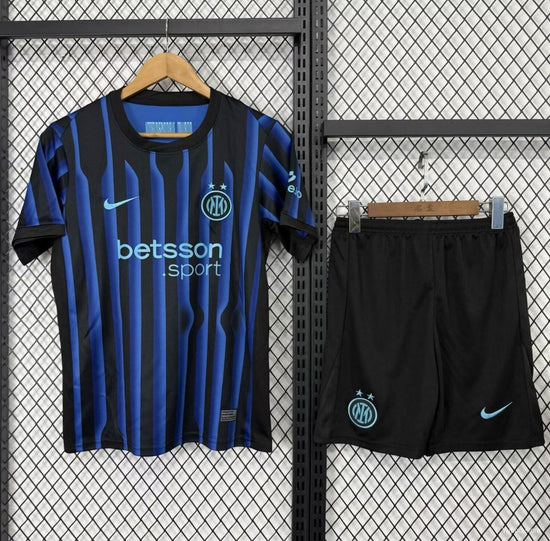 Inter Milan 25/26 Home Kid's Jersey & Shorts
