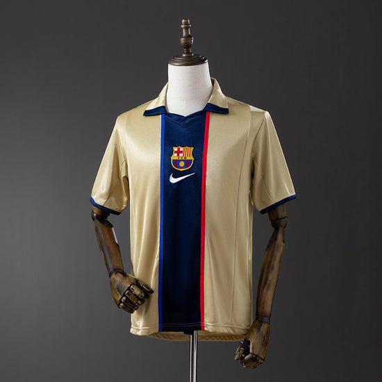 Barcelona 01/02 Away Men's Jersey- Retro