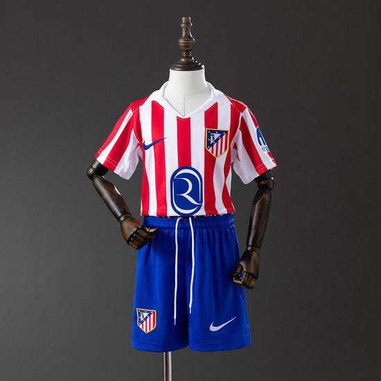 Atletico Madrid 25/26 Home Kid's Jersey & Shorts