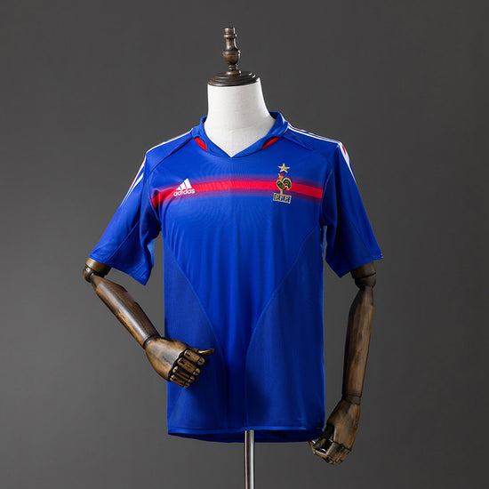 France 2004 Home Men's Jersey- Retro
