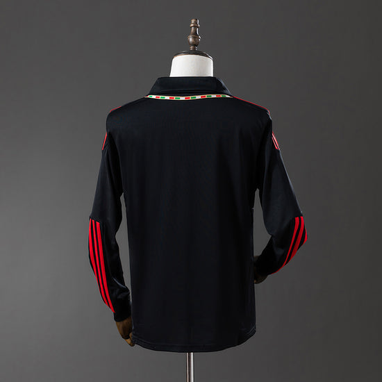 AC Milan 11/12 Away Men's Long Sleeve Jersey- Retro