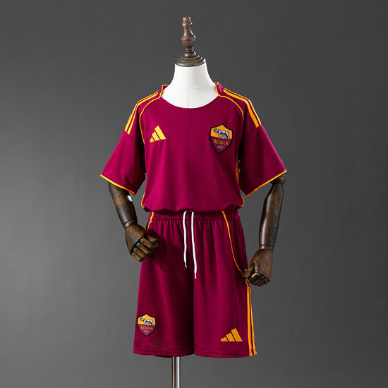 Roma 25/26 Home Kid's Jersey & Shorts