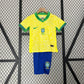 Brazil 2024 Home Kid's Jersey & Shorts