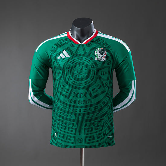 Mexico 2026 Home Men's Long Sleeve Jersey- Player Issue