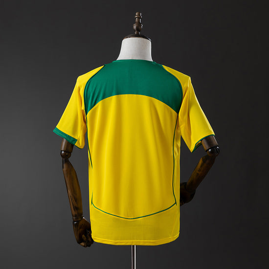 Brazil 2004 Home Men's Jersey- Retro