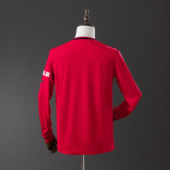 Manchester United 19/20 Home Men's Long Sleeve Jersey- Retro
