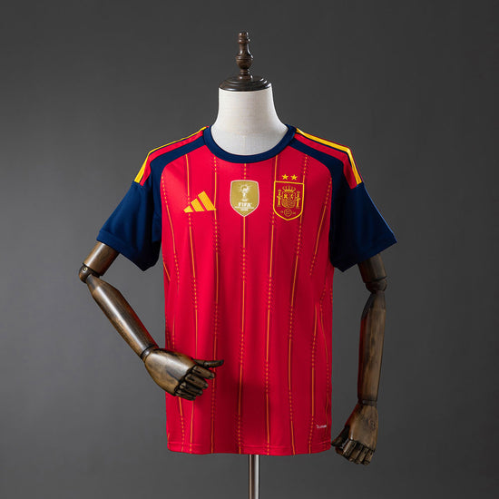 Spain 2026 Home 2 Stars Men's Jersey- Fan Issue